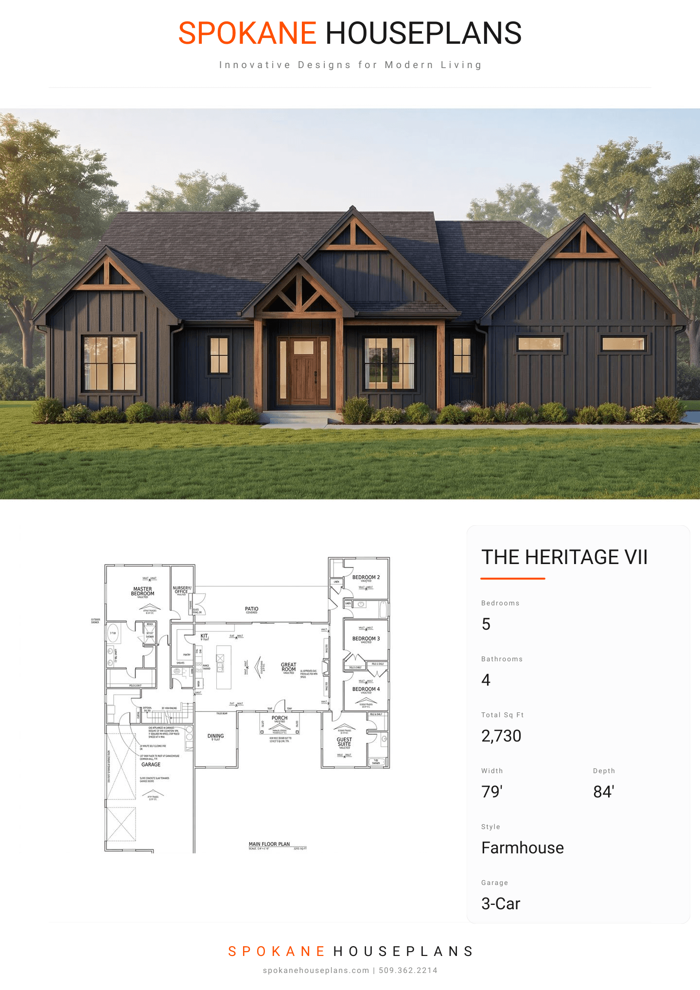 THE HERITAGE VII plan flyer