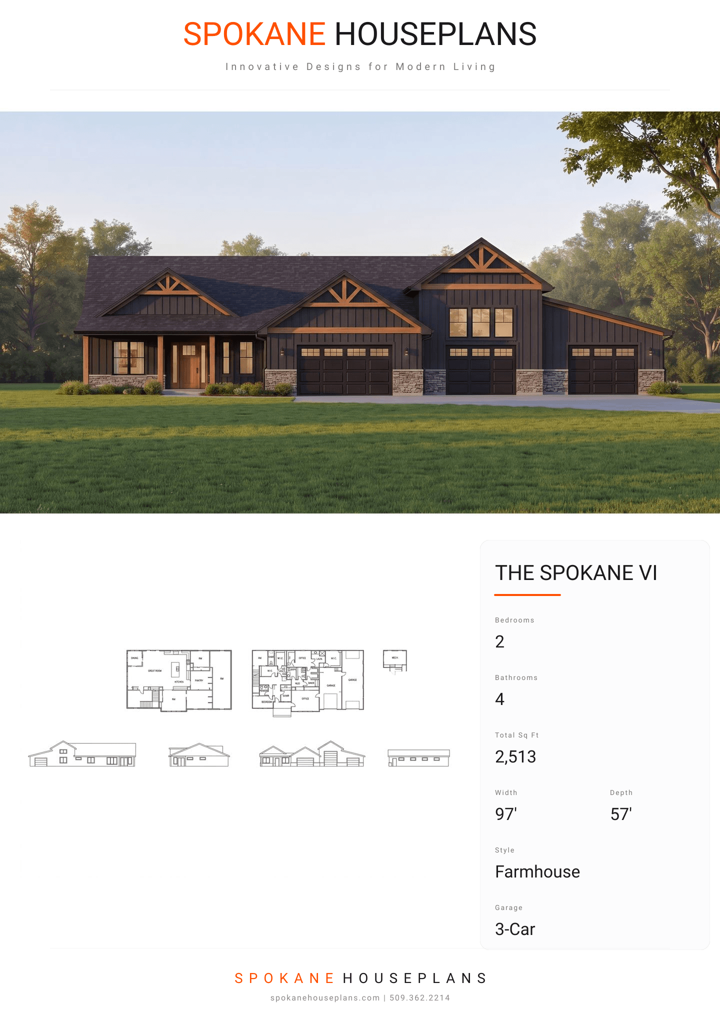 THE SPOKANE VI plan flyer
