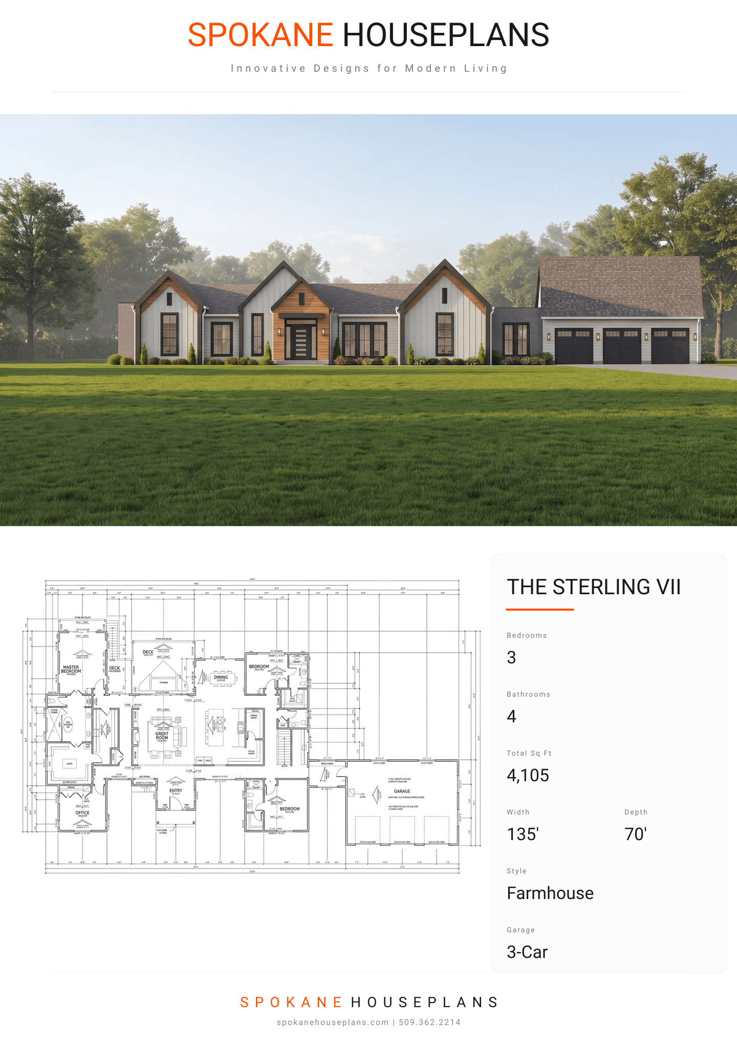 THE STERLING VII plan flyer