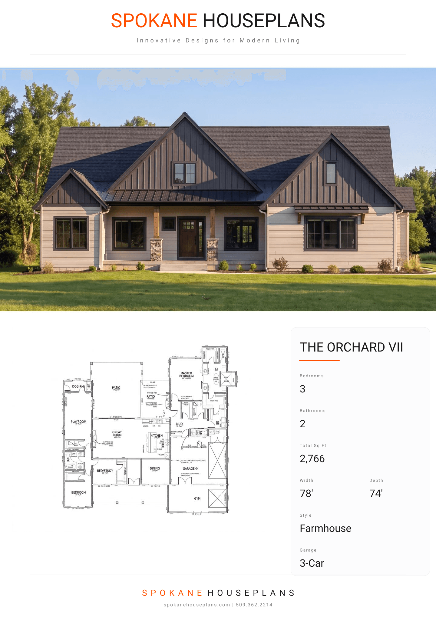 THE ORCHARD VII plan flyer