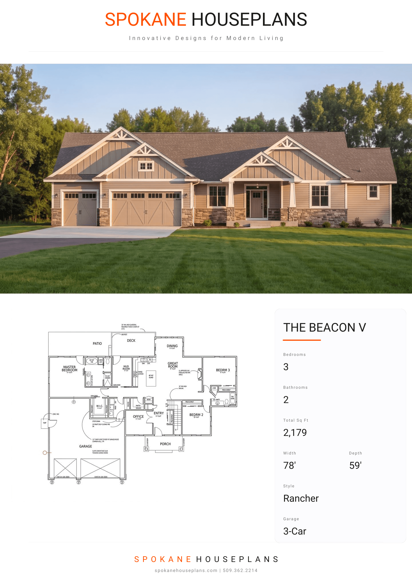 THE BEACON V plan flyer
