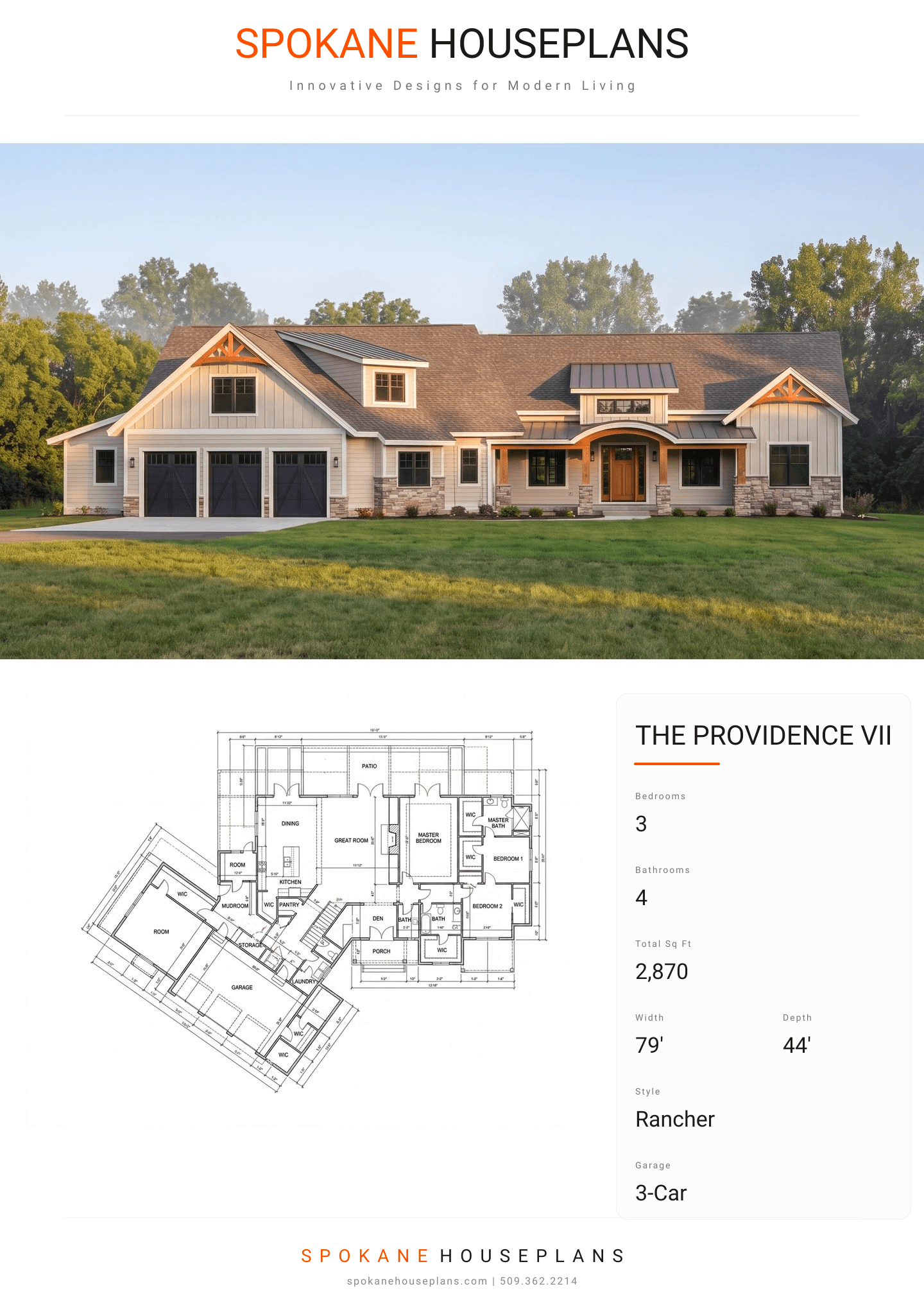 THE PROVIDENCE VII plan flyer