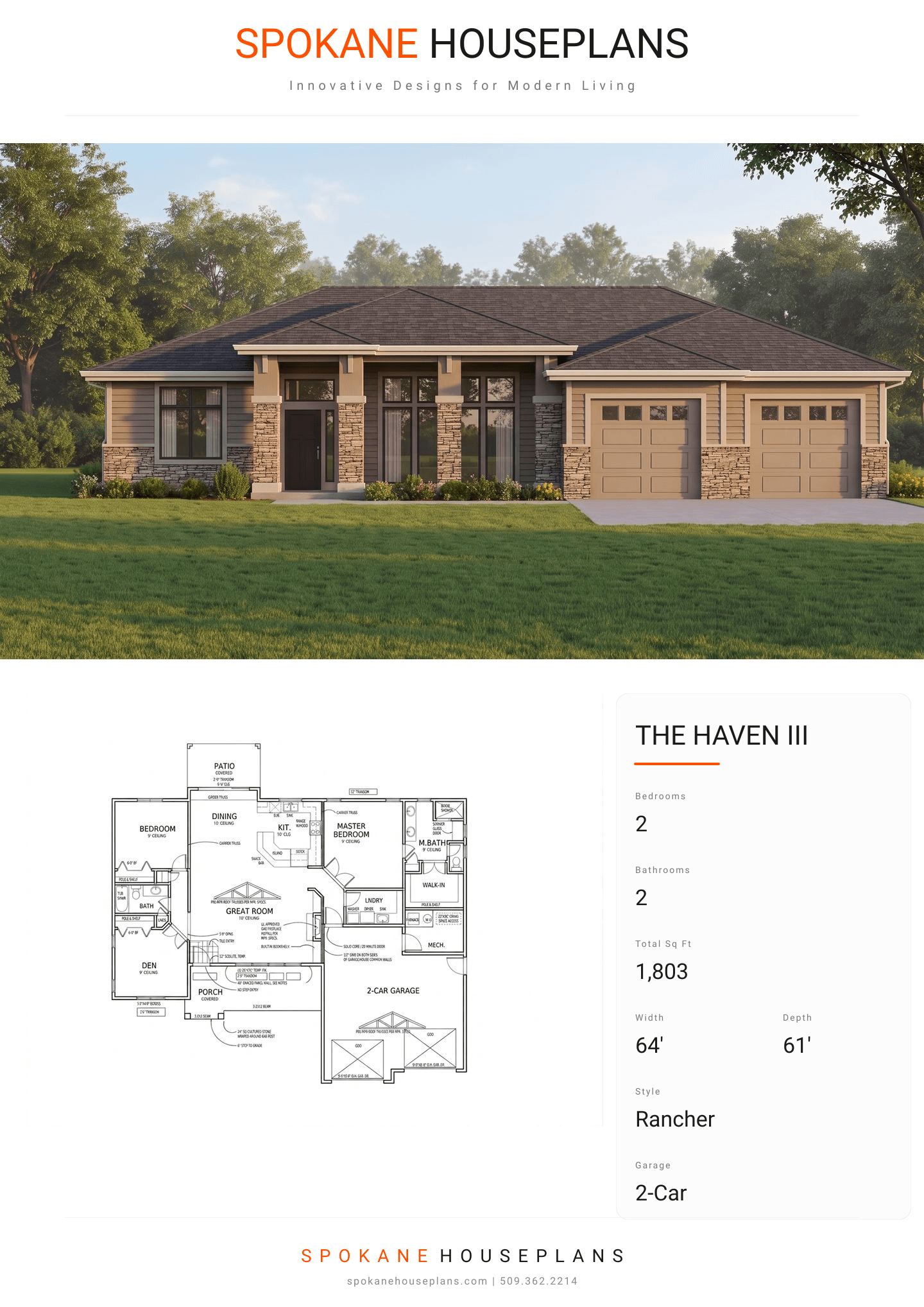 THE HAVEN III plan flyer