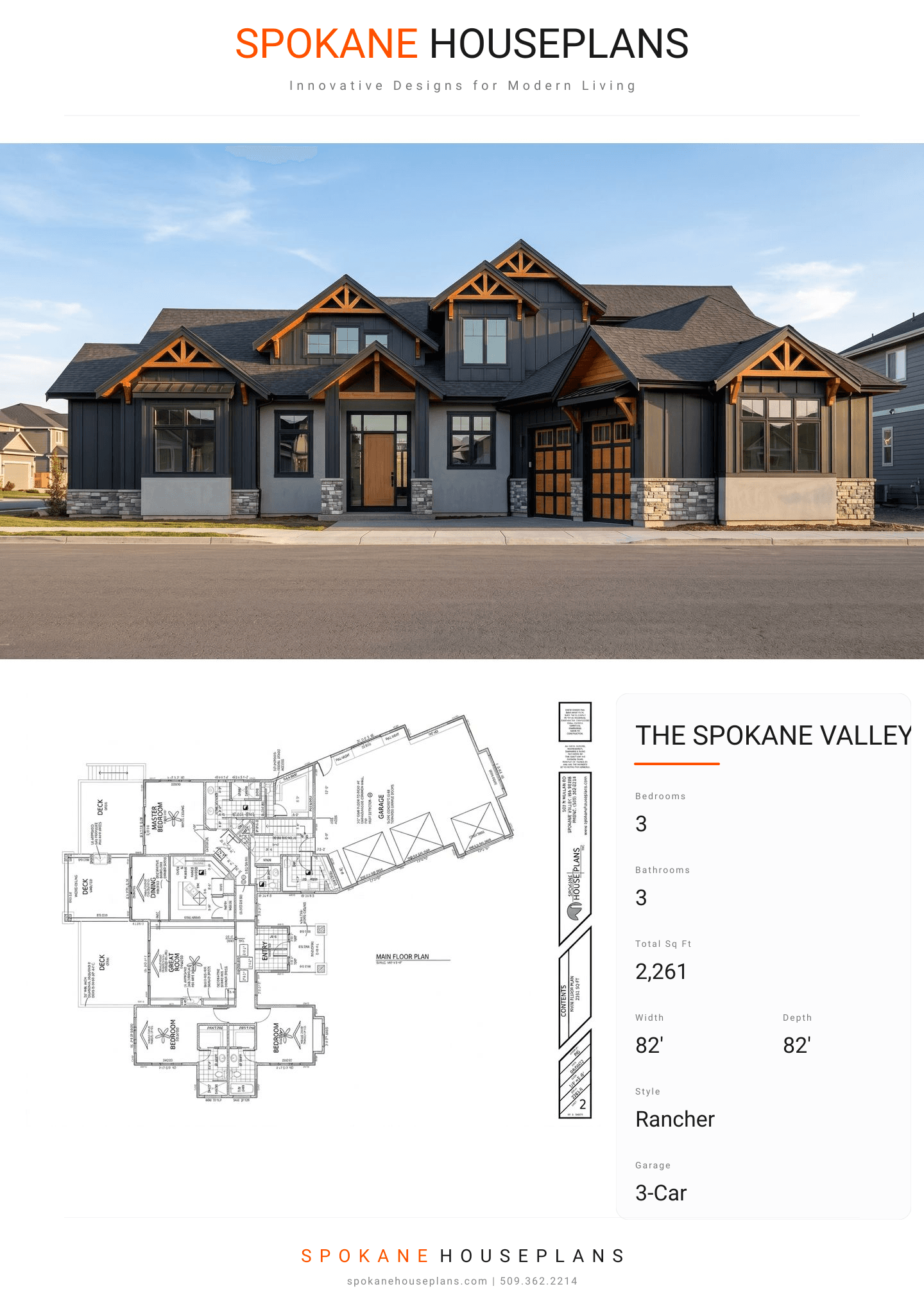 THE SPOKANE VALLEY ESTATE plan flyer