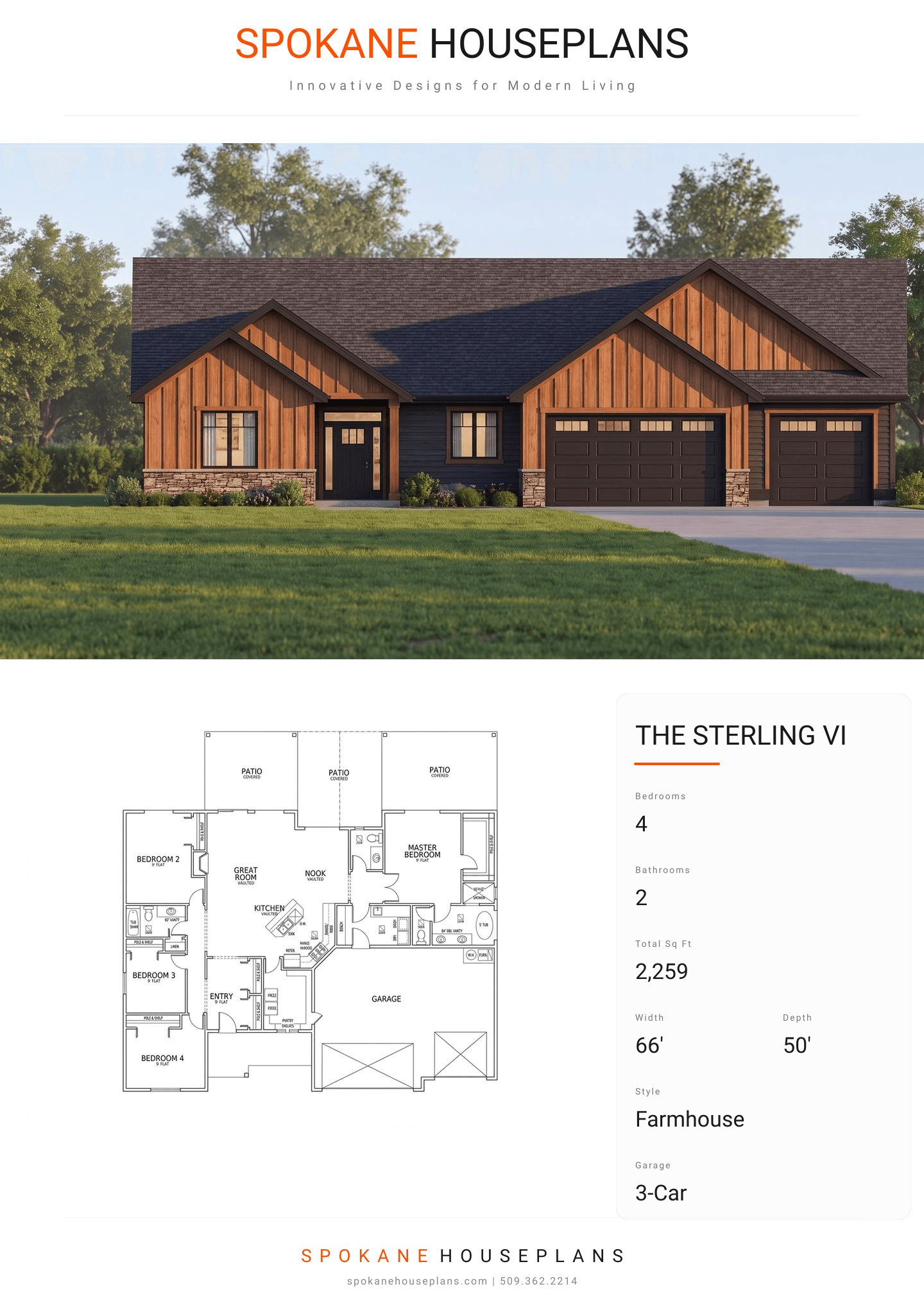 THE STERLING VI plan flyer
