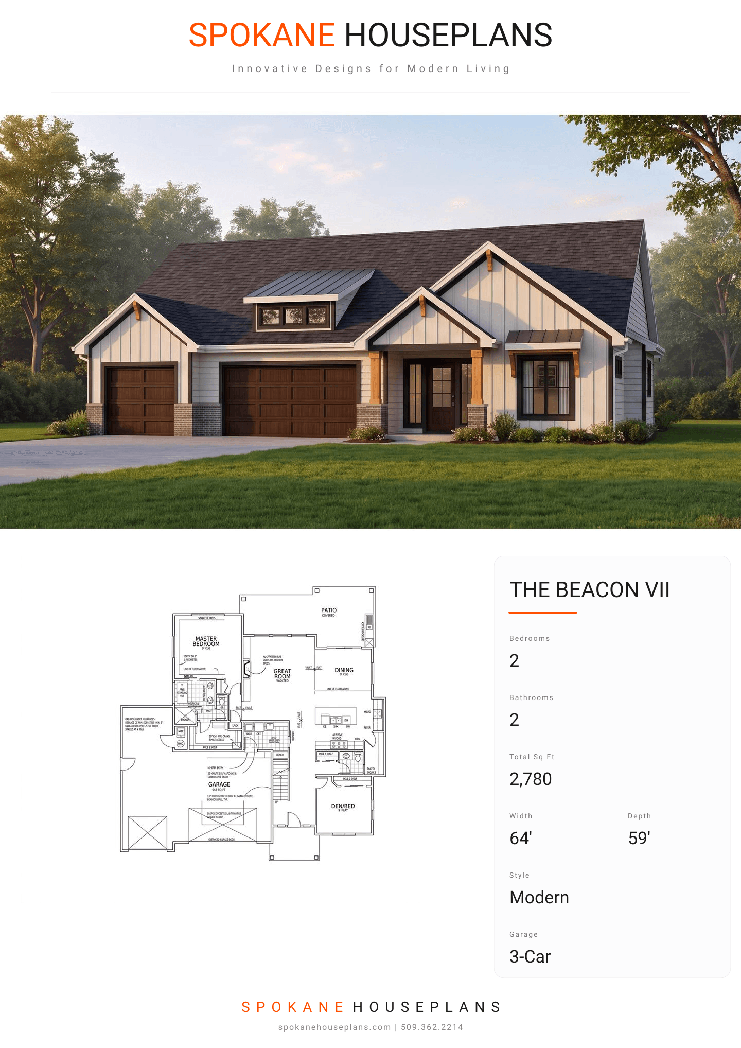 THE BEACON VII plan flyer
