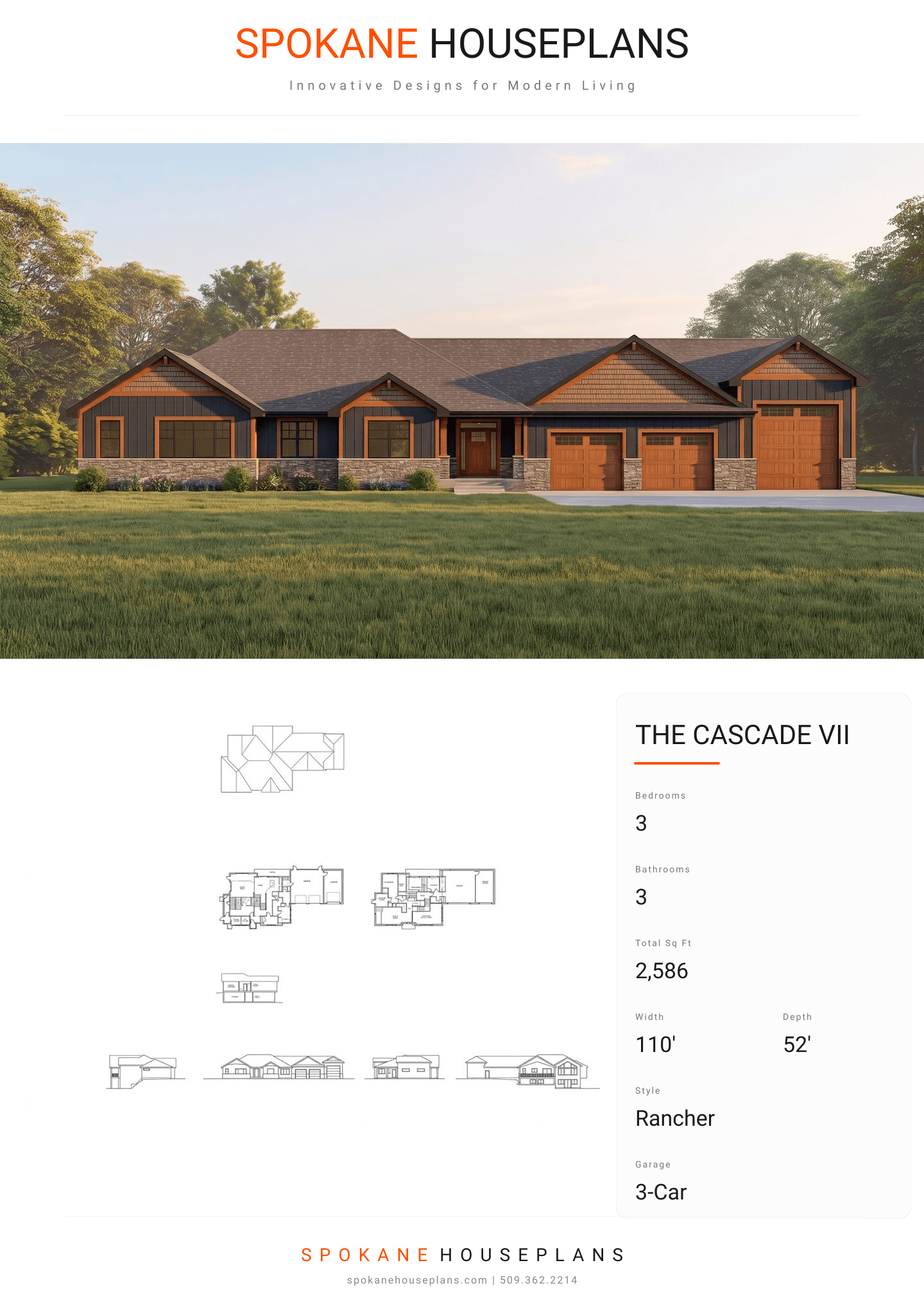 THE CASCADE VII plan flyer