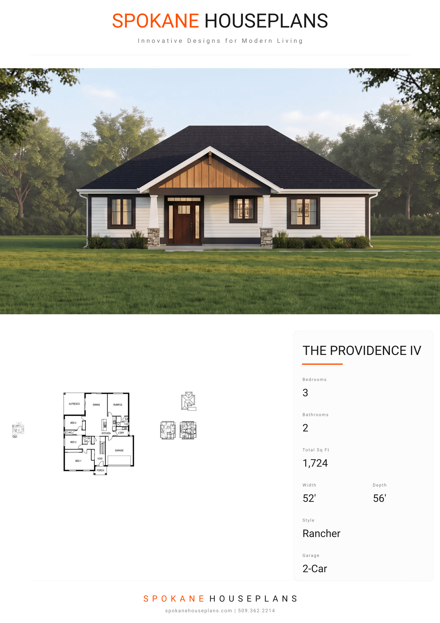 THE PROVIDENCE IV plan flyer
